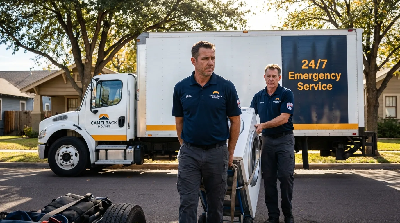 CamelBack Moving crew loading furniture in Carbon Hill, AL