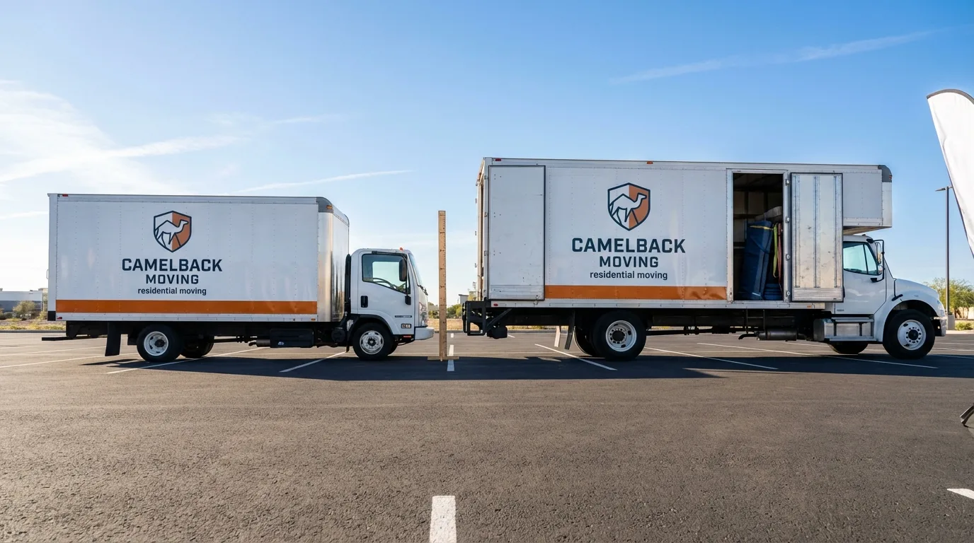 Moving truck size capacity guide in Carbon Hill